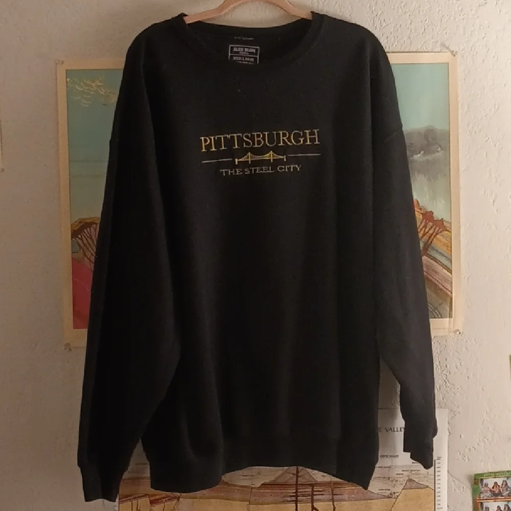 Blue Horizon Co Pittsburgh The Steel City 3X Crewneck - Picture 3 of 5